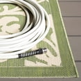 thumbnail image 5 of SAFAVIEH Courtyard Yvette Floral Indoor/Outdoor Area Rug, 8' x 11', Olive/Natural, 5 of 14