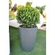 thumbnail image 5 of Maceta Plastico Redonda con Drenaje, 38 cm x 33 cm gris 6.49 pulg Elly Decor ED-MRP01WH, 5 of 12