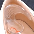 thumbnail image 1 of Gel Silicone Heel Liner Shoe Grip Inserts Insoles Foot Protection, 1 of 5