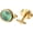 Gold-4, variant on Men's Clip Cufflinks Watches: Analog Quartz Working Pocket Watch Gold Silver