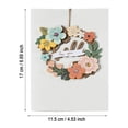 thumbnail image 3 of Handmade Day Greeting Card Bouquet Thank You Business Blessing Card Unique Design for Any Occasion, 3 of 6