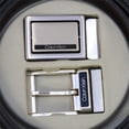 thumbnail image 2 of Calvin Klein Men's Reversible Leather Belt 3 Piece Set, Brown \ Black,OS - US, 2 of 3