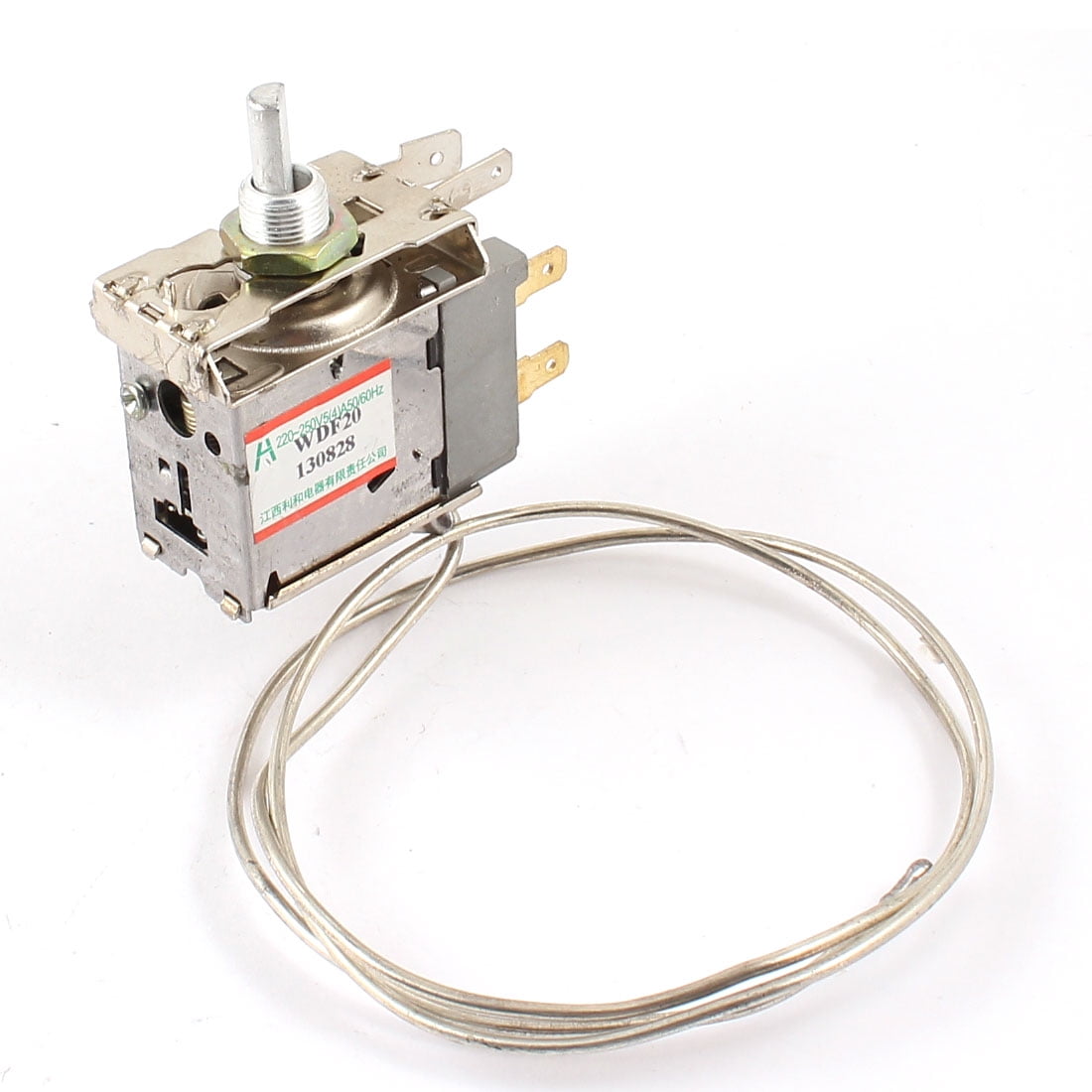 6mm Dia Shaft 3P Terminals Refrigerator Thermostat 220250V 5A