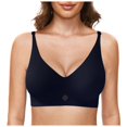 thumbnail image 2 of Yzengfg Non Wired Bra Women's Padded Full Cup Bra Without Underwire With Padding Seamless Bustier Bralette Breathable Soft, 2 of 4