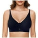 thumbnail image 2 of Sujetador sin aros de copa completa para mujer: bustier acolchado sin costuras con tirantes anchos, soporte suave y transpirable, tallas S-XL, 2 of 4