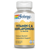 Solaray C w/ Bioflavonoids, Veg Cap (Btl-Plastic) 500mg | 100ct