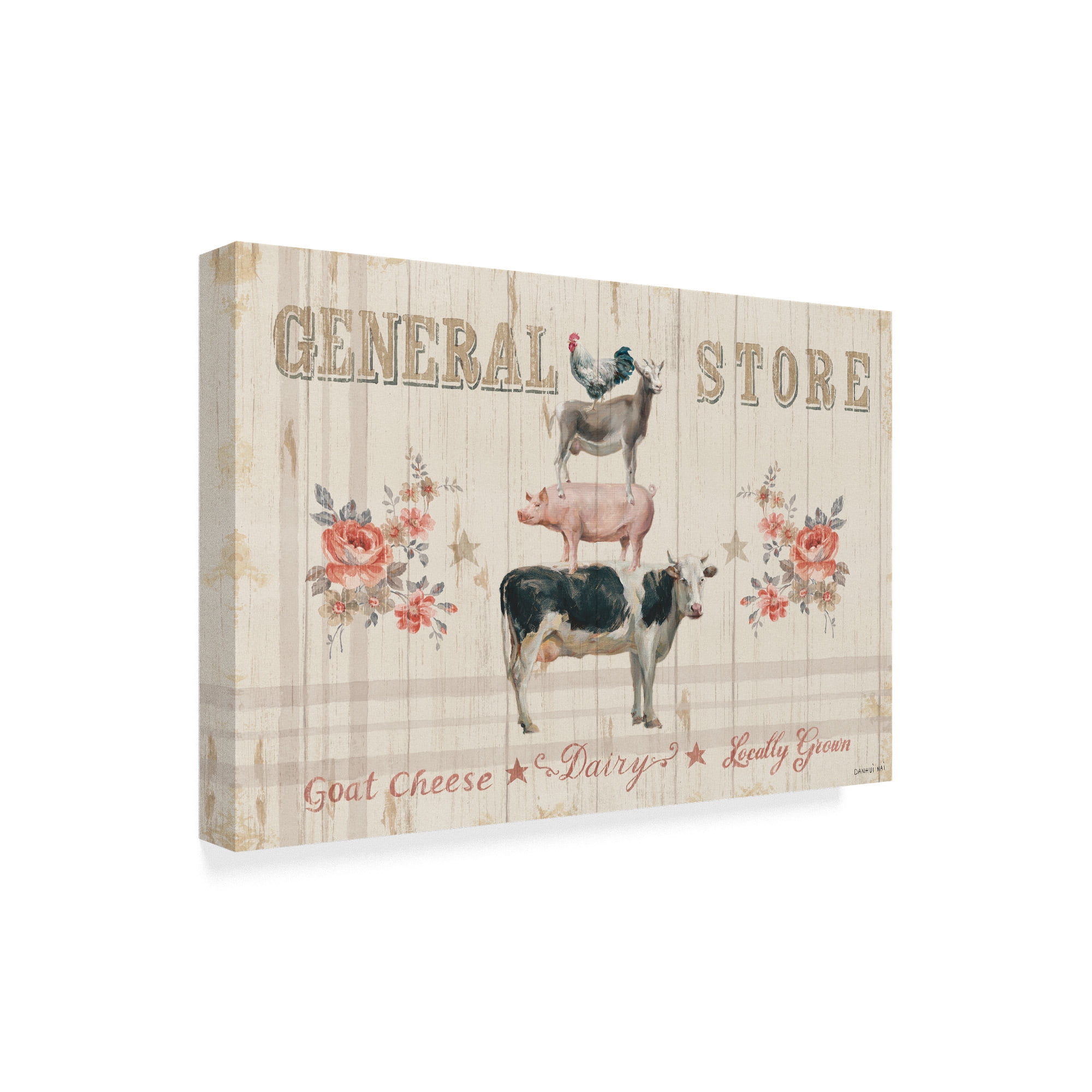 Trademark Fine Art 'Farm Patchwork I' Canvas Art by Danhui Nai