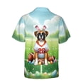 thumbnail image 2 of Happy Easter Hello Spring Boxer Playing Football Hawaiian Shirt Breathable Summer Unisex Merch Boxers Dog Lover Gifts Idea - 13003, 2 of 6