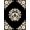 Black, Pattern 11, variant on Design&I 8'x10' Washable Area Rug Floral Birds Asian Oriental Plum Branch And Lotus Scroll Chinoiserie Flowing for Living Room, Family Extra Large Skid-Resistant Low Profile