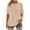 *Beige, variant on CENGNIAN No Boundaries Women's Short Sleeve Crewneck T-Shirt,Womens Summer Breathable Trendy Basic Tee,Soft Fit Beach Tops For Women,Beige,Size S