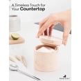 thumbnail image 2 of Radicaln Marble Salt Cellar with Lid and Tray 3 inches White and Verona Handmade Set of 2 Seasoning Jars For Kitchen Storage, Ideal Table Sugar Bowl and Salt Dish For Countertop, 2 of 6