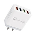 thumbnail image 3 of 4 Ports USB Color Wall Charger Fast Charging Travel Charger US Plug Adapter, 3 of 3