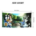 thumbnail image 2 of Masiiu Bluey Print Silver Fox Velvet Beach Towel, Soft Towel for Beach, Swimming, and Travel, 27.5x55in, 2 of 6
