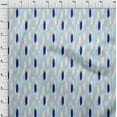thumbnail image 4 of oneOone Rayon Light Gray Fabric Ikat Fabric For Sewing Printed Craft Fabric By The Yard 56 Inch Wide, 4 of 4