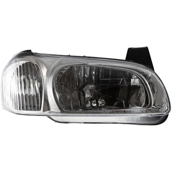 Headlight For Nissan 2000-2001 Maxima Sedan Right Clear Lens With Bulb