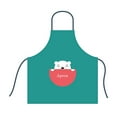 thumbnail image 1 of Oleegame 1PC Pretty Apron 1PC Kitchen Cleaning Apron Polyester Apron Household Waterproof Apron, 1 of 2