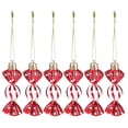 thumbnail image 2 of Cateissary 6 pack/lote elementos esenciales de Navidad decoraciones para árboles de Navidad colgante de caramelo inastillable para fiestas Kits de decoración para fiestas, 2 of 6