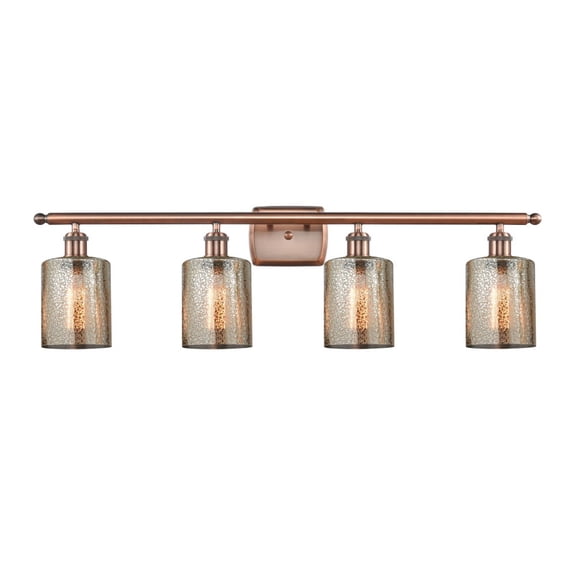 Innovations Lighting - Cobbleskill - 4 Light Bath Vanity In Industrial Style-11