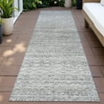 thumbnail image 3 of Dalyn Rugs Machine Washable Indoor/Outdoor Chantille ACN2150 Gray 2'3" x 7'6" Runner Rug, 3 of 7
