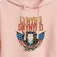 thumbnail image 3 of Lynyrd Skynyrd - Americana Steer Skull - Juniors Cropped Pullover Hoodie, 3 of 5