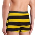 thumbnail image 5 of Disketp Bee Stripe Men'S Boxer Briefs,Soft And Breathable Cotton Underwear With Comfortflex Waistband, 5 of 8
