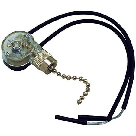 - Pull Chain - On/Off Canopy Switch - Nickel - 6 Amp - 125 Volt - 55-0318-20 By PLT