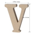 thumbnail image 2 of OULII Wood Block Letters Wall Decor Natural Style Light Brown 1Pcs, 2 of 7