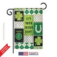 thumbnail image 2 of Breeze Decor BD-SA-G-102056-IP-BO-DS02-US St Patricks Lucky Day Spring - Seasonal St Patrick Impressions Decorative Vertical Garden Flag - 13 x 18.5 in., 2 of 4