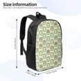 thumbnail image 2 of Disketp Cute Chubby Frog School Backpack, Lightweight Basic Middle School Bookbags 17 Inch Casual Daypack for Student College, Travel or Outdoor, 2 of 6