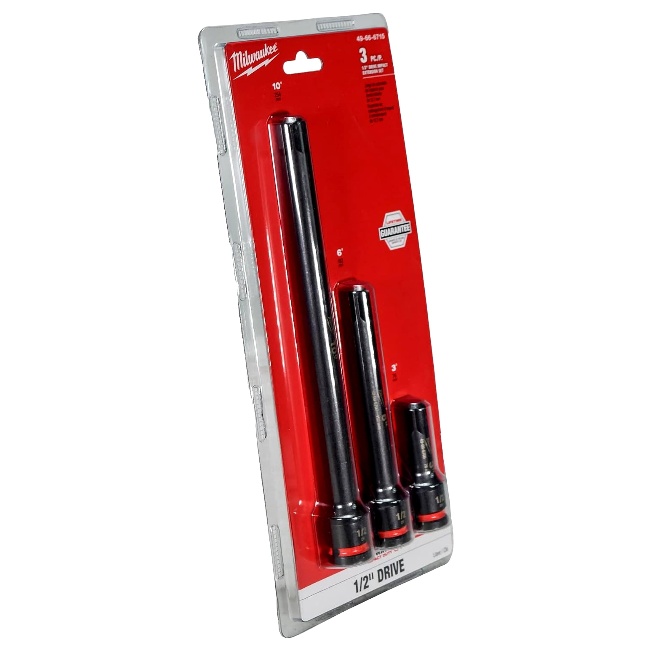 Milwaukee Tool 3PC SHOCKWAVE Impact Duty  1/2"Drive Extension Set