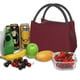 thumbnail image 3 of Fotbe Maroon Bolsa Térmica Portátil con Estampado, Bolsa de Entrega de Alimentos Aislada, Bolsa Reutilizable de Gran Capacidad para Comidas y Supermercado, 3 of 6