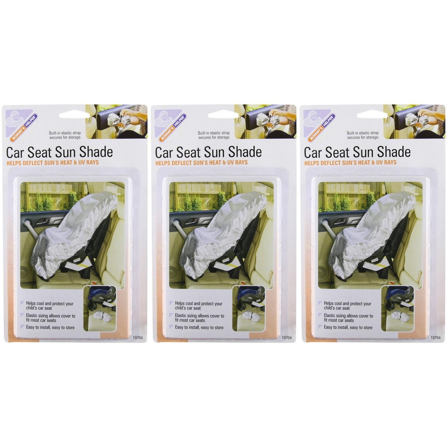 Mommy's Helper Car Seat Sun Shade Multipack 3 count