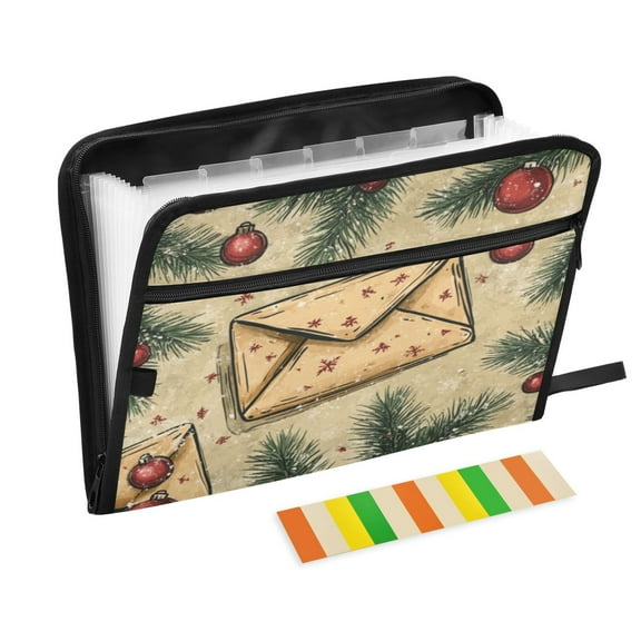 Organ Folder 14.2 x 0.8 x 10.6 Inches 13 Separate Pockets A4 Size Documents Folder A Sort Storage File Manager For The Home Office Christmas Envelope