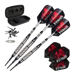 Accudart STL 7.5 Tungsten Steel Tip Darts - 90% Tungsten Barrels, Bi-Directional Grip, Includes Pro Wallet