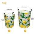 thumbnail image 5 of Fotbe Lemon Seamless Pattern Oil Painting Effect Laundry Basket with Handles, Waterproof Large Laundry Hamper, Wash Bag for Corner Dorm, Rolling Laundry Basket with Handles-Medium, 5 of 8