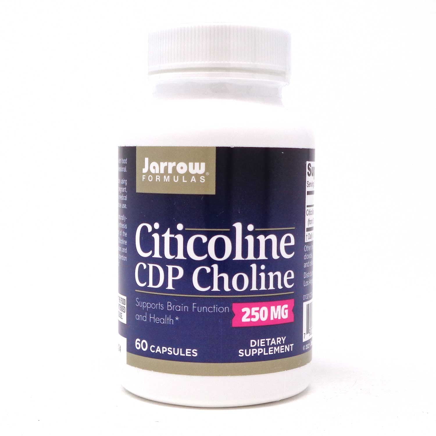 Jarrow Formulas CDP Choline , Supports Brain Function, 250 mg, 60 Caps
