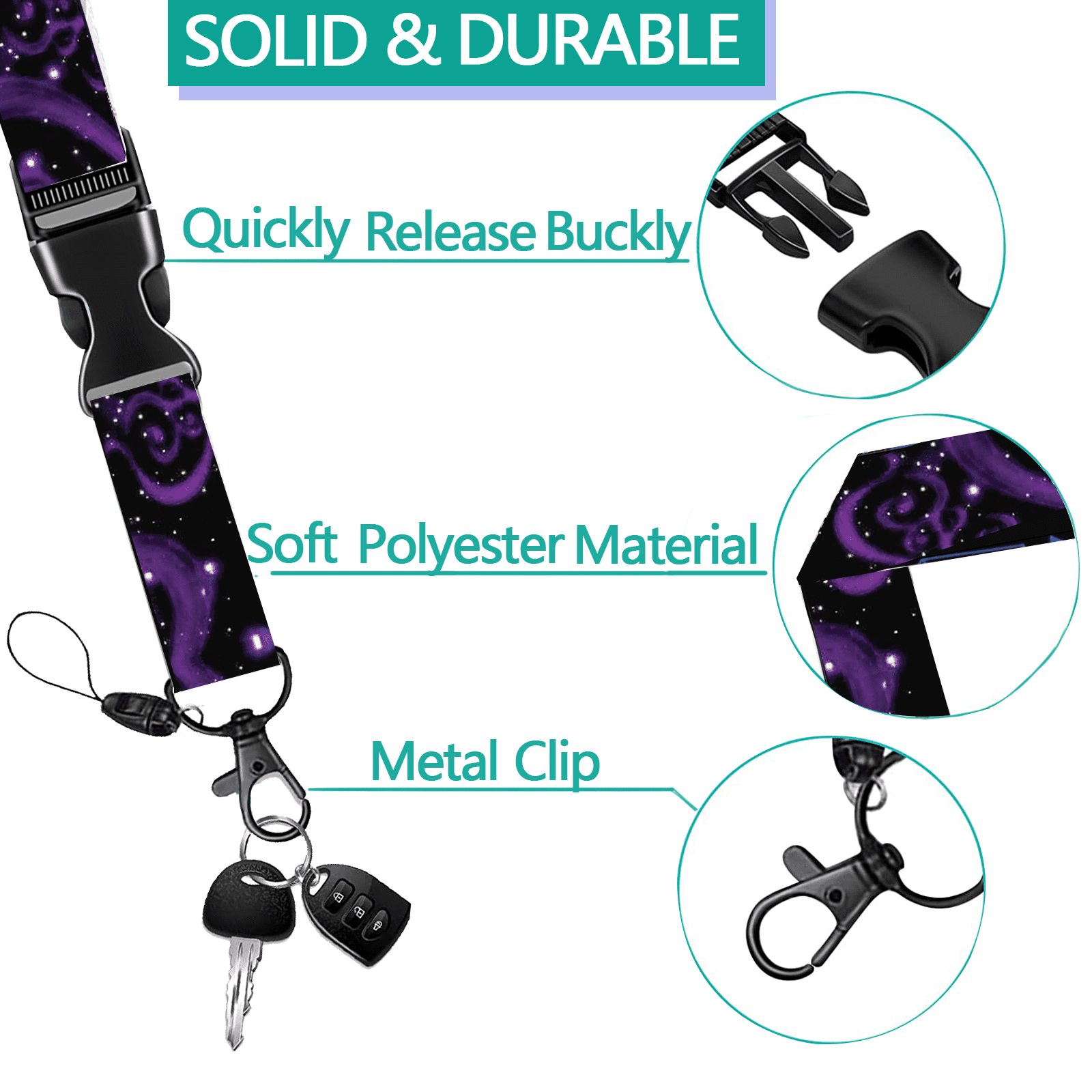 Butterfly ID Badge Holder with Lanyard Retractable Badge Reel Belt Clip,Cute Id Card Badge Case Heavy Duty with Carabiner Clip ane Keychain for Women Nurse Teacher Student Offfice