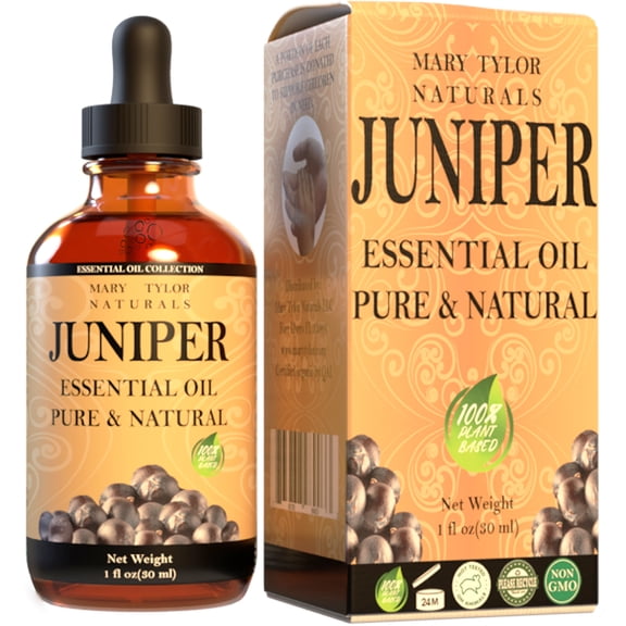 Juniper Berry Essential Oil (1 oz), Premium Therapeutic Grade, 100% Pure and Natural, Perfect for Aromatherapy, Relaxation, Improved Mood and Much More by Mary Tylor Naturals
