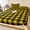 Yellow Black, variant on Twin Sze Fitted Sheet Set - Black Yellow Plaid 2 Piece Bedding Sets 16" Deep Pocket Fitted Sheet with 1 Pillowcase, Retro Country Buffalo Check Gingham Brushed Microfiber Hotel Luxury Bed Sheets