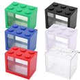 thumbnail image 3 of Coolmee Mini Aquarium with Light Fishbowl for Home Office Tea Table Decoration, 3 of 7