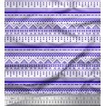thumbnail image 1 of Soimoi Blue Heavy Canvas Fabric Aztec Geometric Decor Fabric Printed Yard 58 Inch Wide, 1 of 3