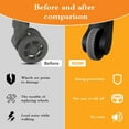 thumbnail image 5 of 8pcs Luggage Wheels Covers, Suitcase Wheel Covers, Luggage Wheel Protector, Waterproof, Noise Reducing Protectors for Carry-Ons, Universal Fit, Essential Travel Accessories, 5 of 8