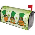 thumbnail image 3 of Green Hat Clover St Patrick''s Day Mailbox Magnetic Post Mailbox Cover Garden Decor Outdoor Large 25.5" X 21", 3 of 6