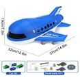 thumbnail image 2 of Avión de carga de juguete con pista de rodaje inercial, incluye 4 coches deportivos y 11 piezas. Regalo ideal para niños. Almacenamiento de aeronaves., 2 of 8