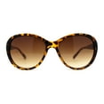 thumbnail image 2 of Womens Oversize Rounded Cat Eye Butterfly Sunglasses Tortoise Brown, 2 of 4