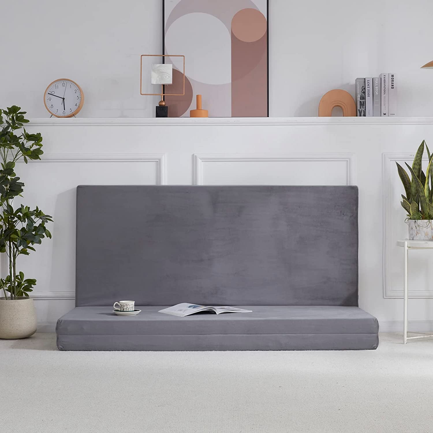 SINWEEK Tri Folding Mattress with Storage Bag 4" Foldable Mattress Foam