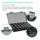 thumbnail image 3 of Pastillero Organizador Semanal De Píldoras 3 Tomas Portátil Negro, 3 of 5