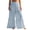 Blue, variant on vdgthytj Wide Leg Pants for Women Elastic High Waist Baggy Lightweight Cotton Linen Beach Vacation Trousers(X-Large,White)