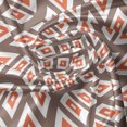 thumbnail image 5 of Ambesonne Chocolate Brown Valance Pack of 2, Nested Squares Art, 54"X12", Chocolate Burnt Sienna, 5 of 5