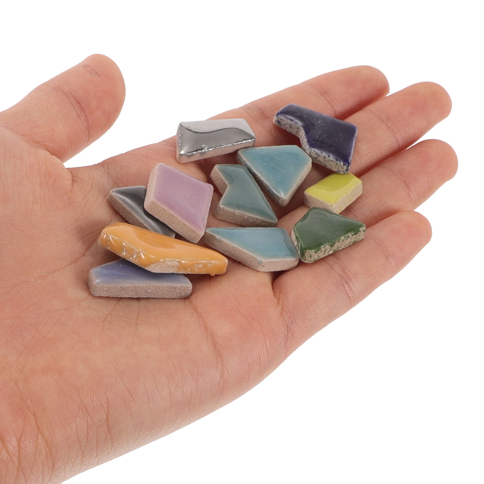 FRCOLOR 1 Set Mosaic Crafts Making Supplies Ceramic Tile Ceramic Irregular Mosaic Tiles Craft Making Irregular Ceramic Tiles Diy Supplies Craft Making Broken Tiles